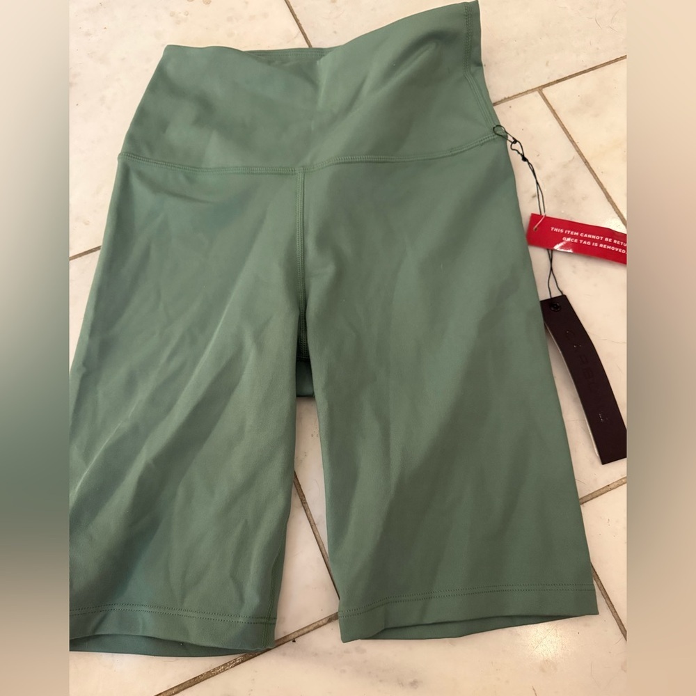 Carbon38 Sage Green Bike Shorts